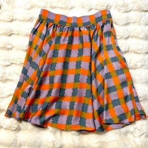Tucker pleated skirt
